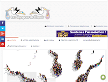 Tablet Screenshot of lescigognesdelespoir.com